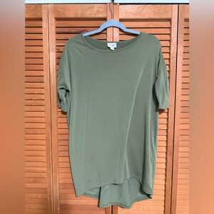 LuLaRoe Forest Green Short Sleeve Top